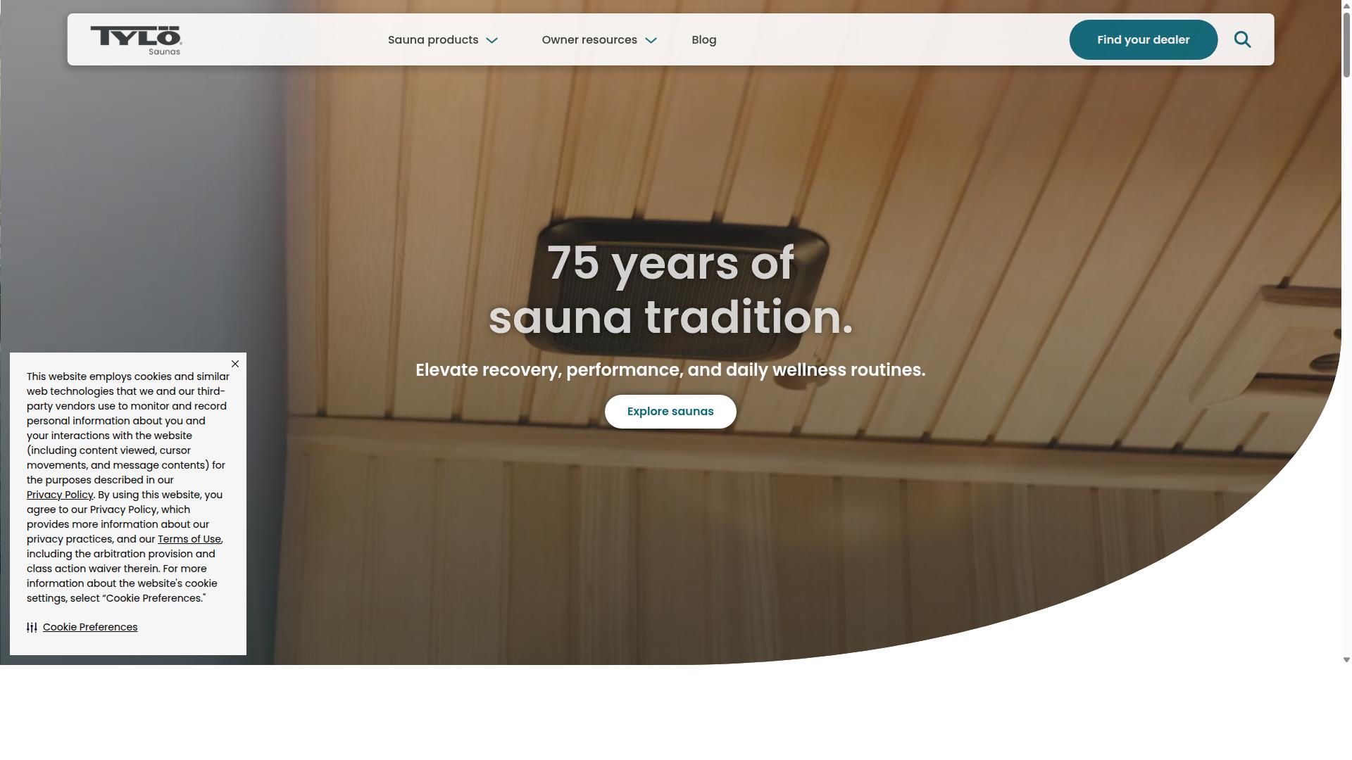 Tylö website